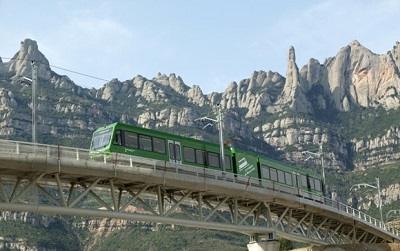 Incremento de ms del 50 por ciento de los viajeros del cremallera y los funiculares de Montserrat en 2023 